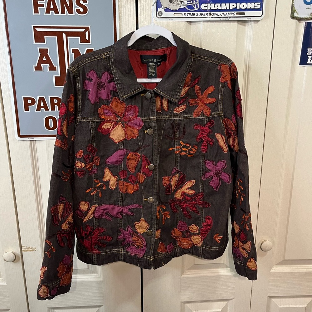 Alexis & Avery Women’s Embroidery Jacket